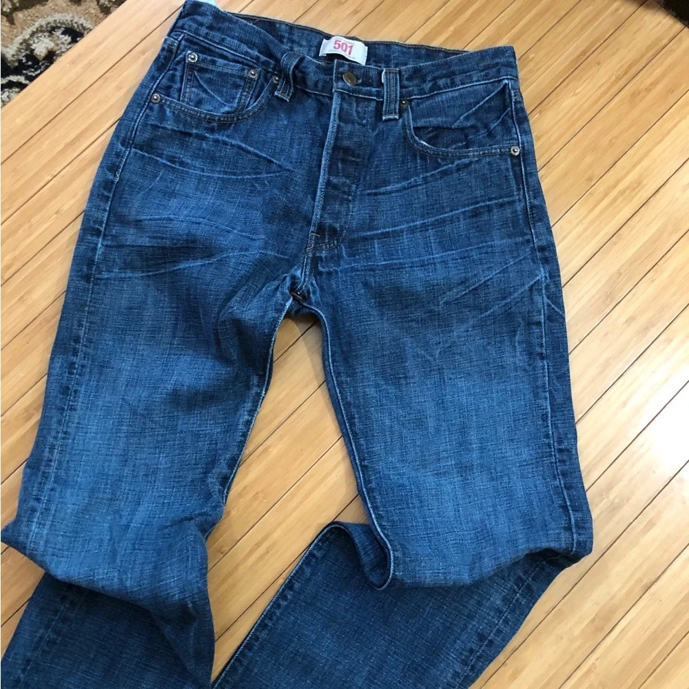 Levi's 501 Men's Jeans Classic Blue Denim